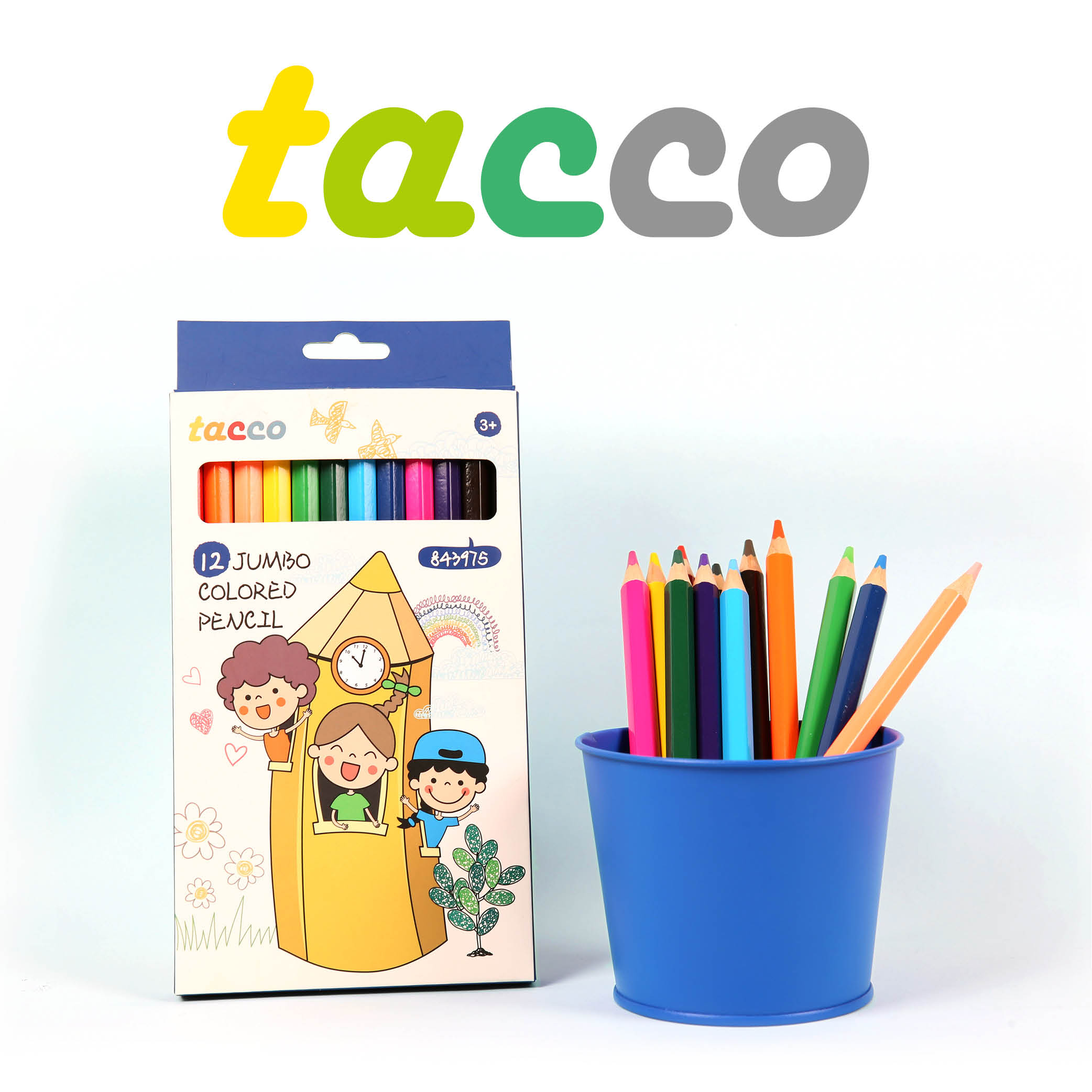 TACCO 점보 색연필 Jumbo Colored Pencils