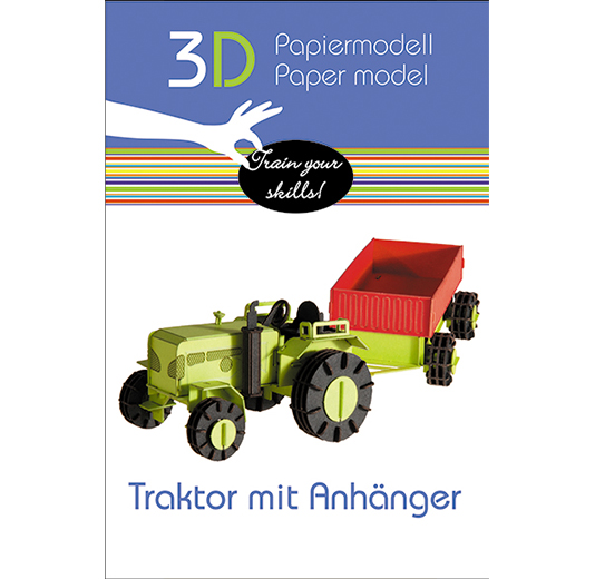  3D ü   Ʈ tractor with a trailer FRIDO11578